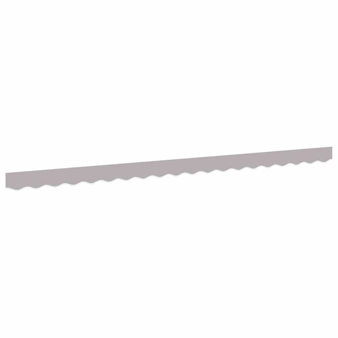 vidaXL - Vervangvolant - voor - zonnescherm - voor - 4,5 - m - Lichtgrijs - Polyester