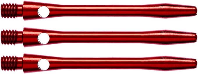 Dartschachten Medium Set van 12 - Geanodiseerd Aluminium