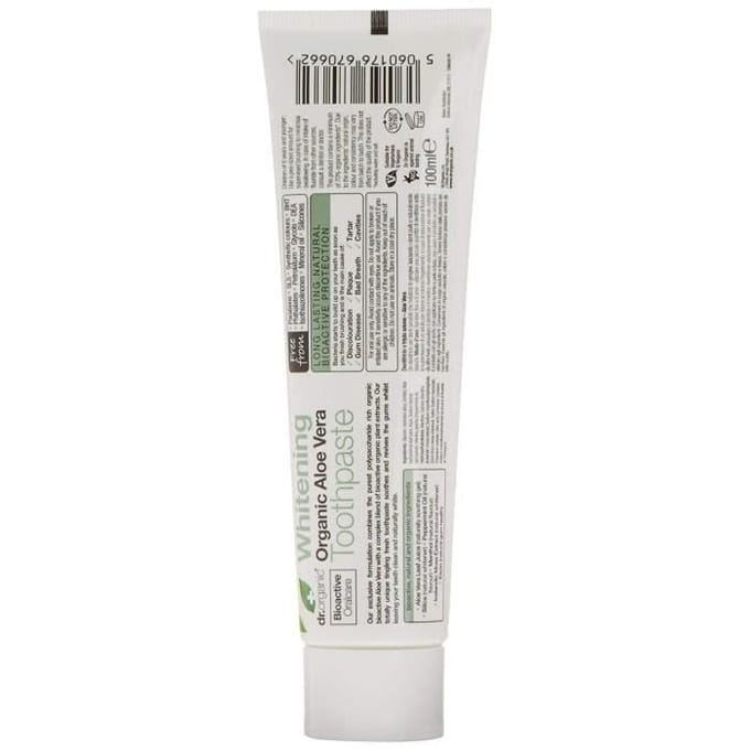 Dr Organic Aloë Vera Whitening Tandpasta