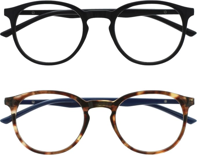 Blauwe Licht Blokkerende Bril - 2 Stuks - Ideaal voor Computer en Gaming - Unisex