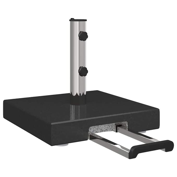 vidaXL - Parasolvoet - 29 - kg - Zwart - Graniet - Vierkant