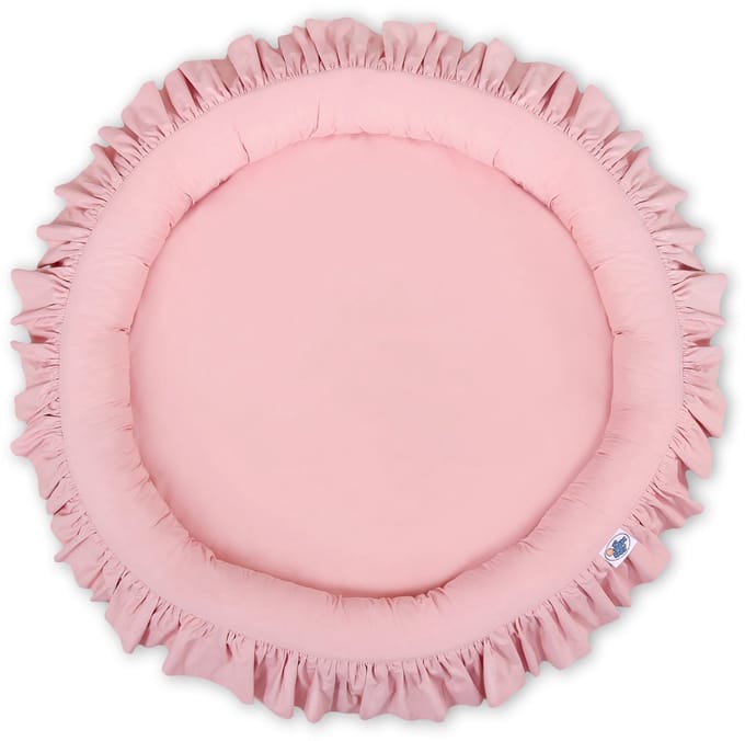 Nest met volant - pastelroze