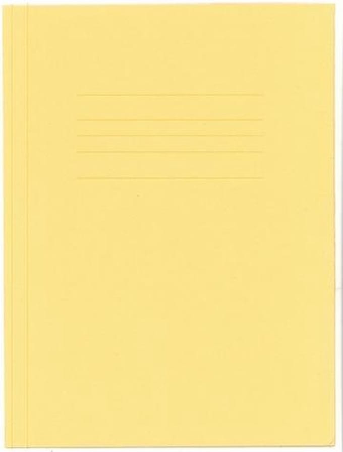 Kangaro dossiermap - folio - 240 grams recycled karton - geel