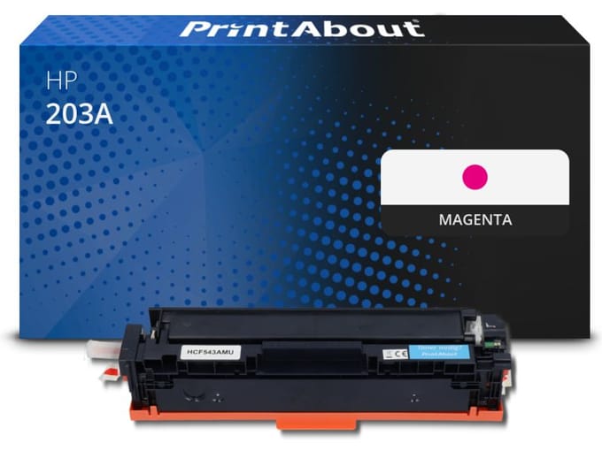 PrintAbout huismerk Toner 203A (CF543A) Magenta Geschikt voor HP
