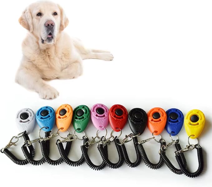 Scoby - Clicker - Honden Trainer - Diervriendelijke Hondentraining - Clicker Training Tool - Universeel - Wit