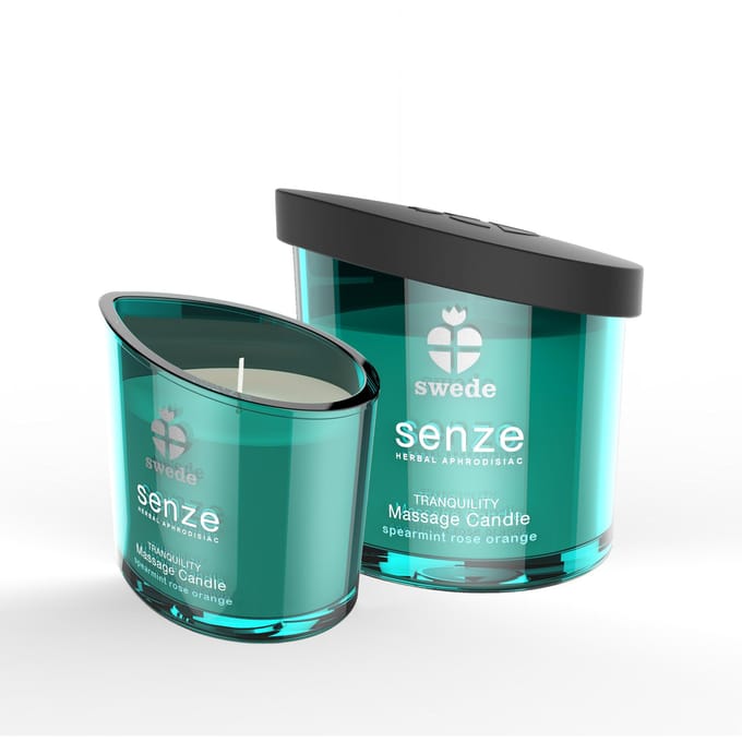 Swede Massageolie Kaars - Tranquility - Roos/Sinaasappel