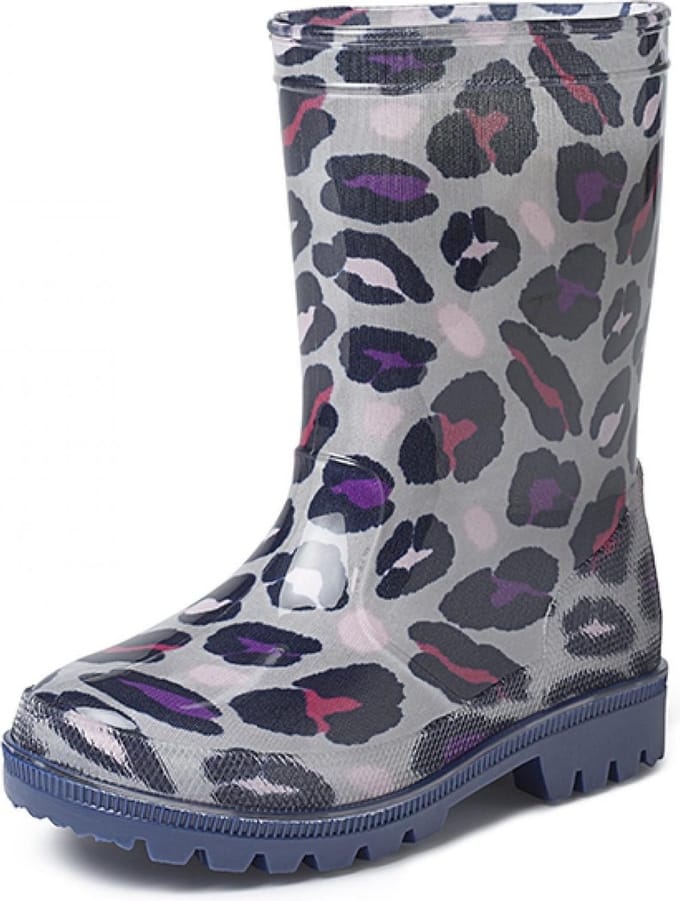 Gevavi Boots - Romy kinder- en dameslaars pvc grijs panter