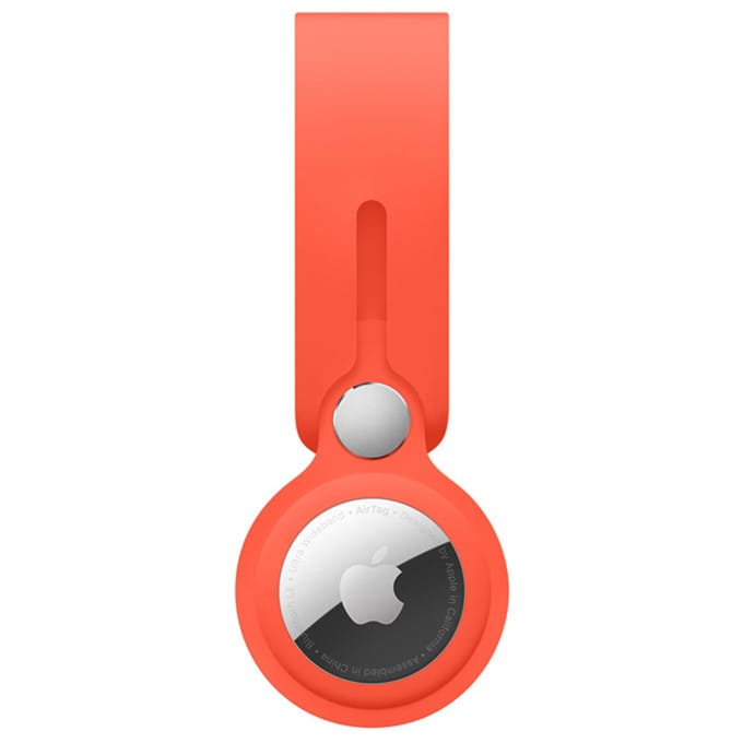 Silicone Loop voor de Apple AirTag - Electric Orange