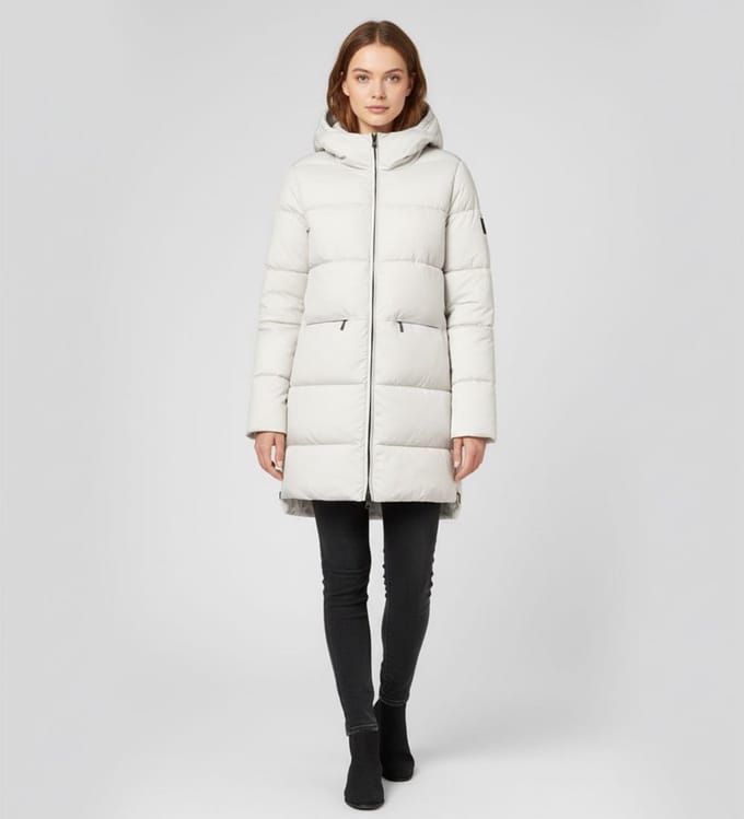 Ecoalf Marangu Jas Wit L Vrouw