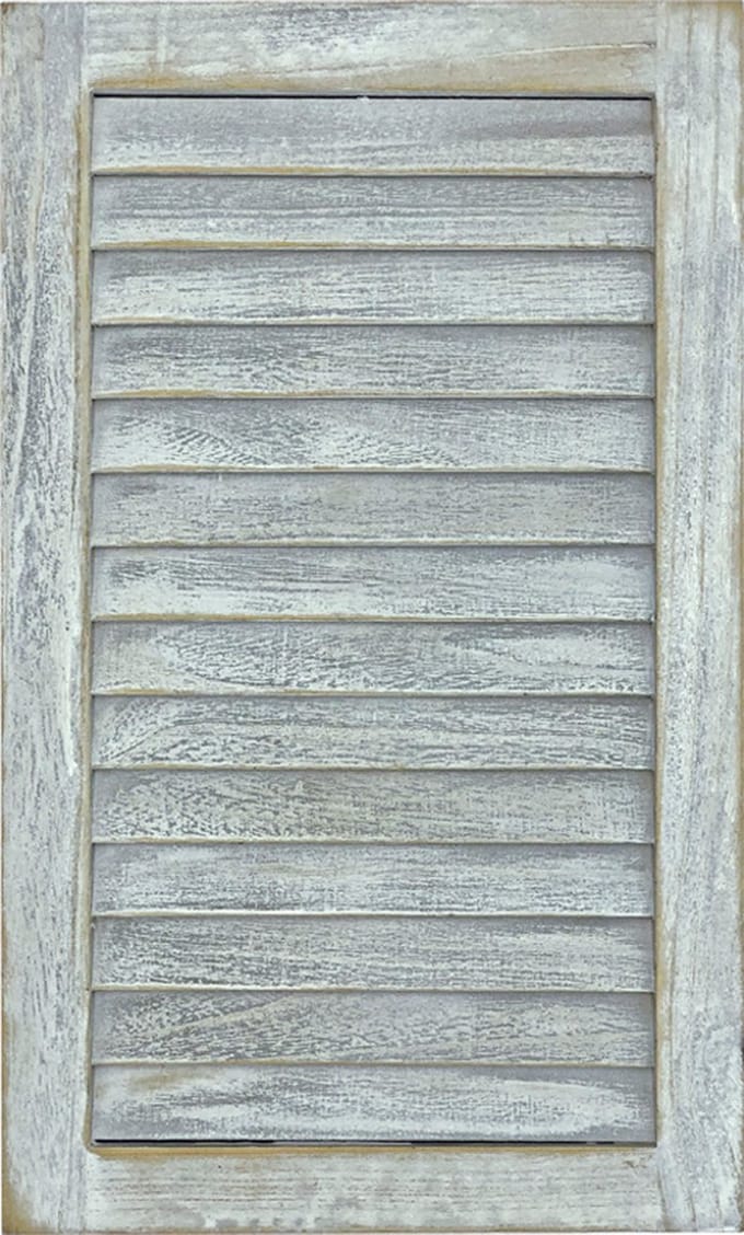 Lavandoux - Louvre Shutter Paneel - Vintage - 48 x 29 cm