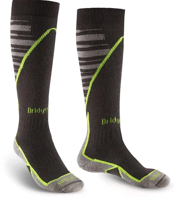 Bridgedale Heren Skisokken Mid Weight PLUS Gunmetal
