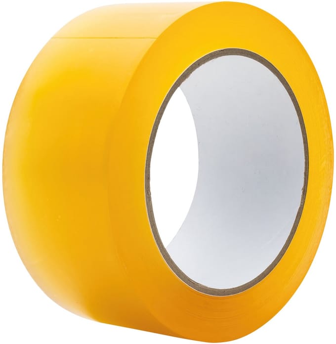 Showgear MegaTape UT5 PVC tape 50 mm x 33 m, transparant