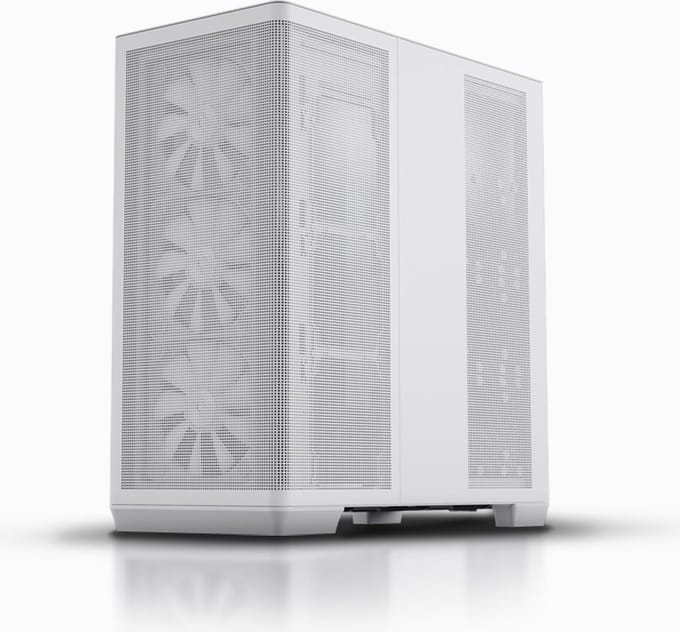 APNX C1 PC Behuizing - Mid-Tower ATX Gaming Case - Tempered Glass Zijpaneel - Wit