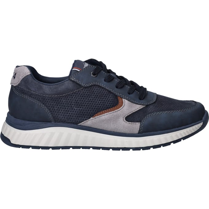 Rieker Sneakers - Heren - Blauw - Maat:42