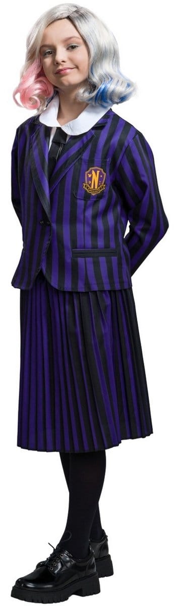Wednesday © School Uniform Dames Zwart/Violet - Maat M