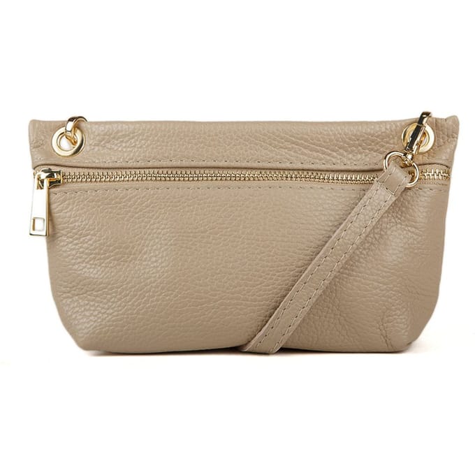 Giulia Monti Schoudertas Grijs Beige