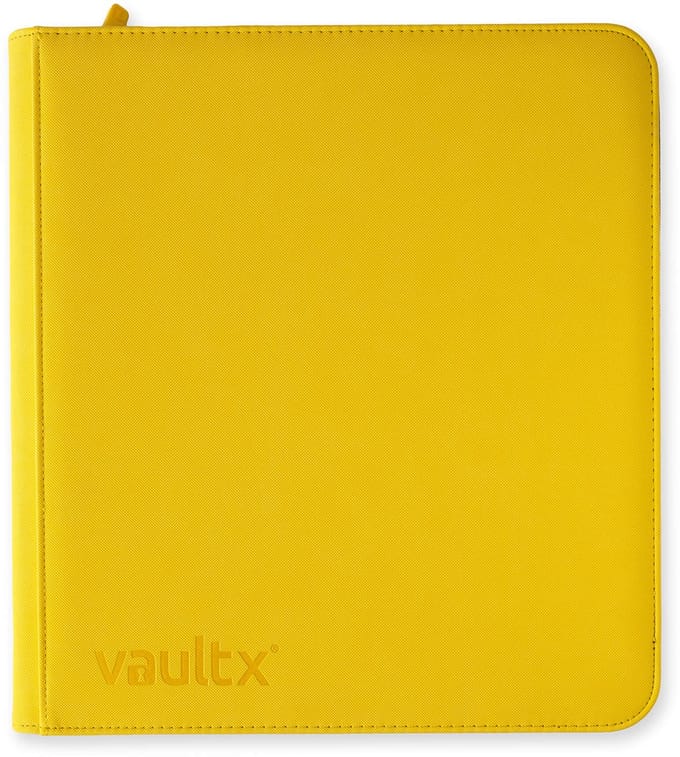 Vault X 12-Pocket Exo-Tec® Zip Binder - Verzamelmap - 480 Kaarten/Geel
