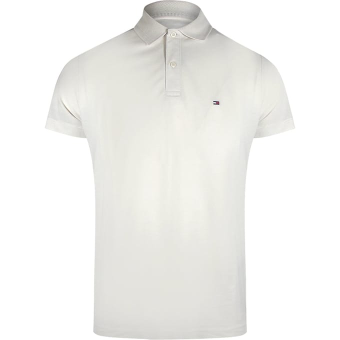 Tommy Hilfiger Verweerd Wit Poloshirt