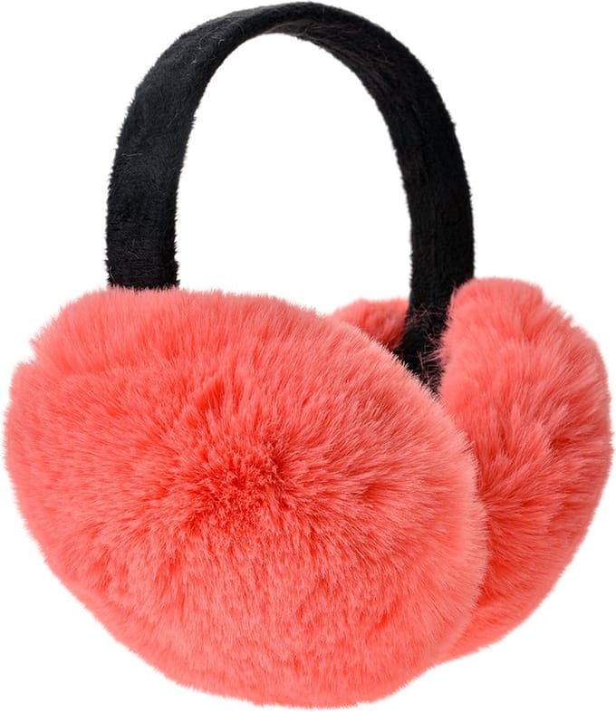 Clayre & Eef Oorwarmers one size Roze Polyester