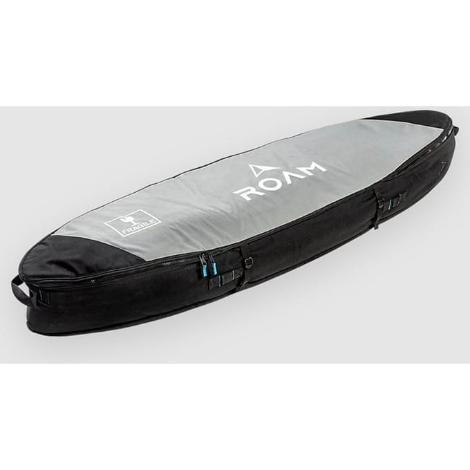ROAM Coffin 8'6 Doppel Triple Surfboard Tas grijs