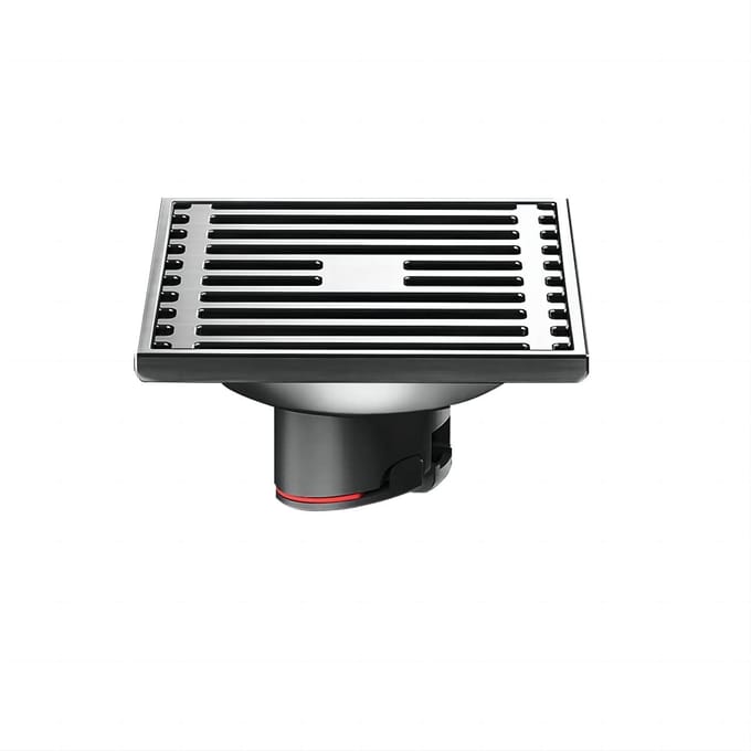 Dailygoods- Afvoerafdekking Roestvrij Staal - Vierkant - Geurremmend