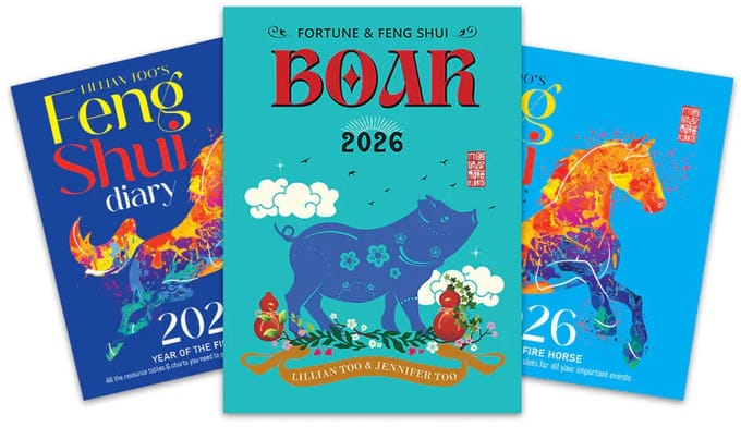 Boeken Set van 3, Horoscoopboek Varken/Boar met Almanac & Diary 2025