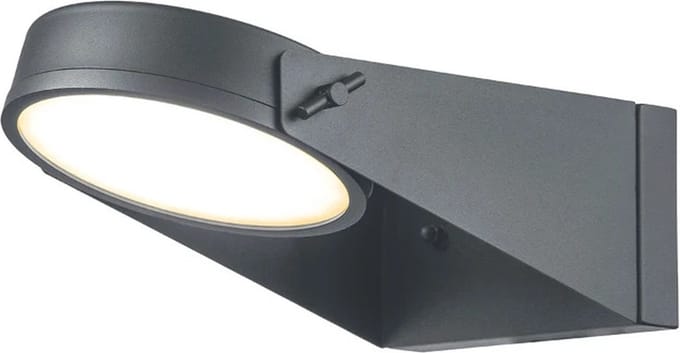 Elstead Lighting LED Wand Buitenlamp Zola | 16.5W 3000K 1500Lm 830 | IP44 | Grey