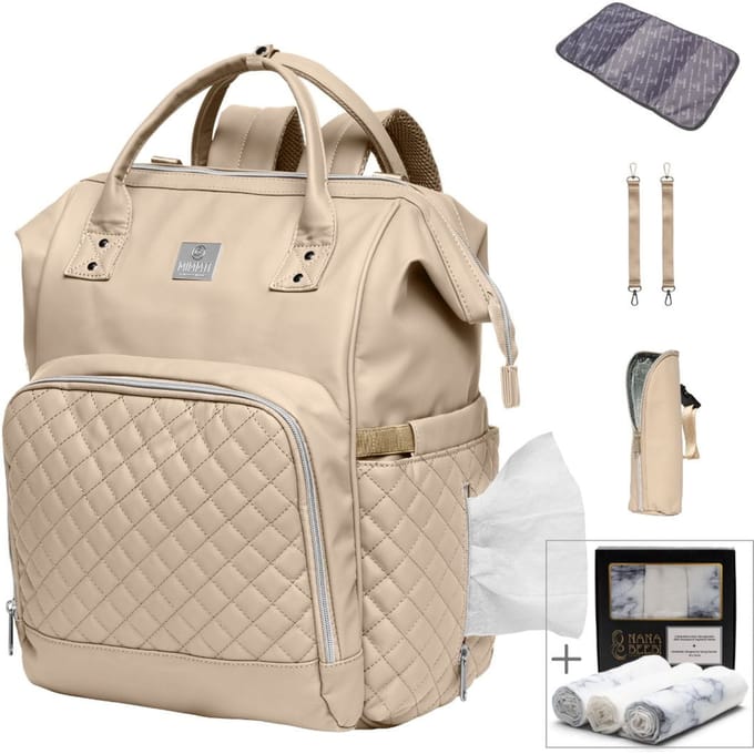 MIMMTI® 2.0 Leren Luiertas Bundel