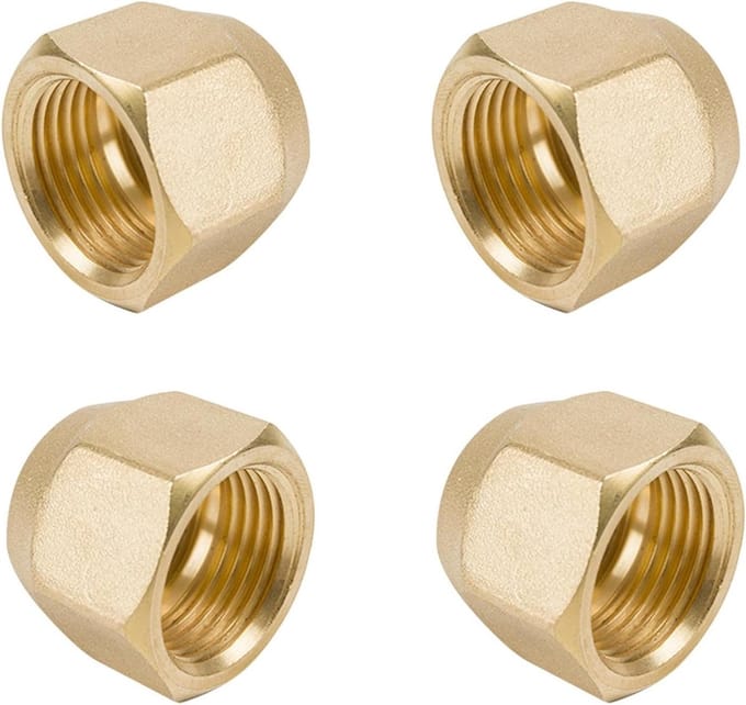 Split Krimpmoer voor Airconditioning Fittingen - Messing, 3/8 Inch - Set van 4