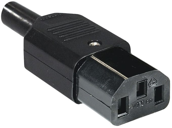 Transmedia C13 connector