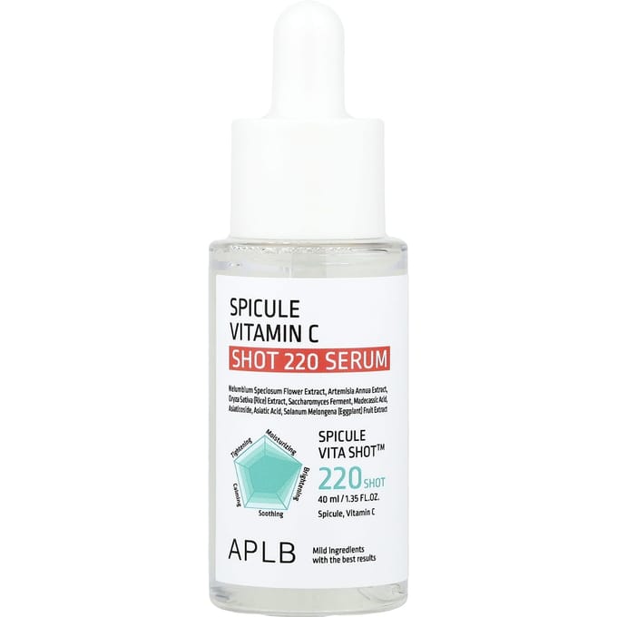 APLB, Spicule Vitamine C Shot 220 Serum, 40ml (1.35 fl oz) white