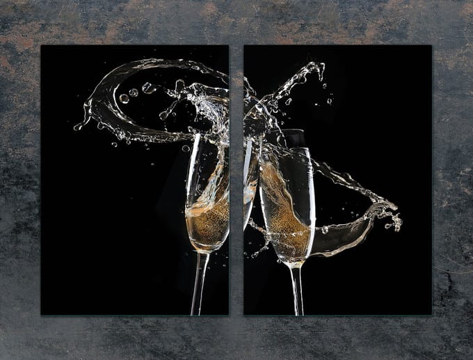 TMK ArtDeko - Snijplank - Glas - 35x52 cm - Veelkleurig