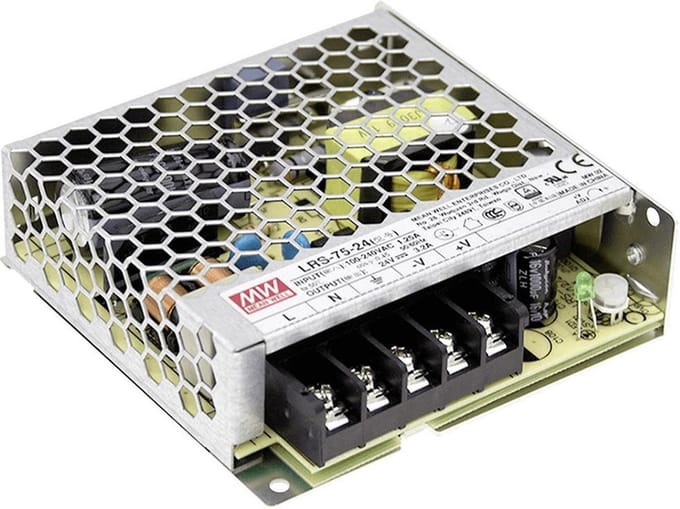 Mean Well professionele voeding 24V 75W LRS-75-24