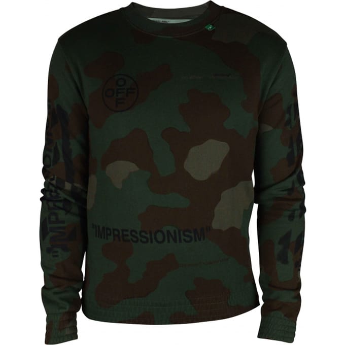 Off-White sweatshirt Groen