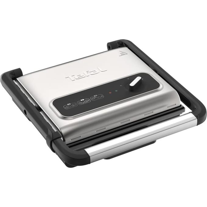 Tefal GC242D Inicio Grill Adjust - Contactgrill - multifunctionele paninigrill - RVS - 2000 W