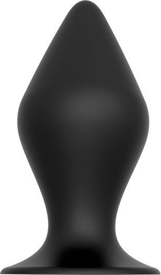 Zwarte Siliconen Buttplug 13 cm