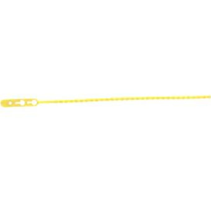 Sluitstrips, 245 x 4,0 mm, geel