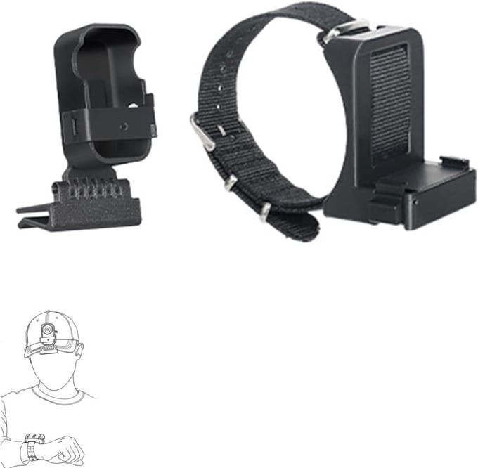 Polsbandhouder Module - Camera Accessoire - Real-time Beeld - Magnetische Fixatie - 53 Gram - Zwart