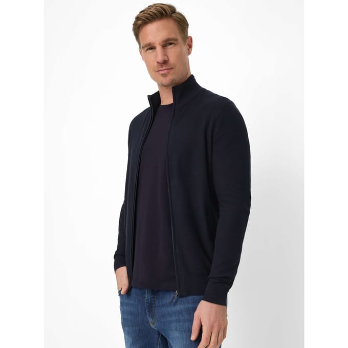 Brax Heren Vest  Style JAKE navy, donkerblauw, maat XL