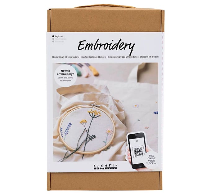 Creativ Company DIY Kit - Starter Craft Kit Embroidery (970851)