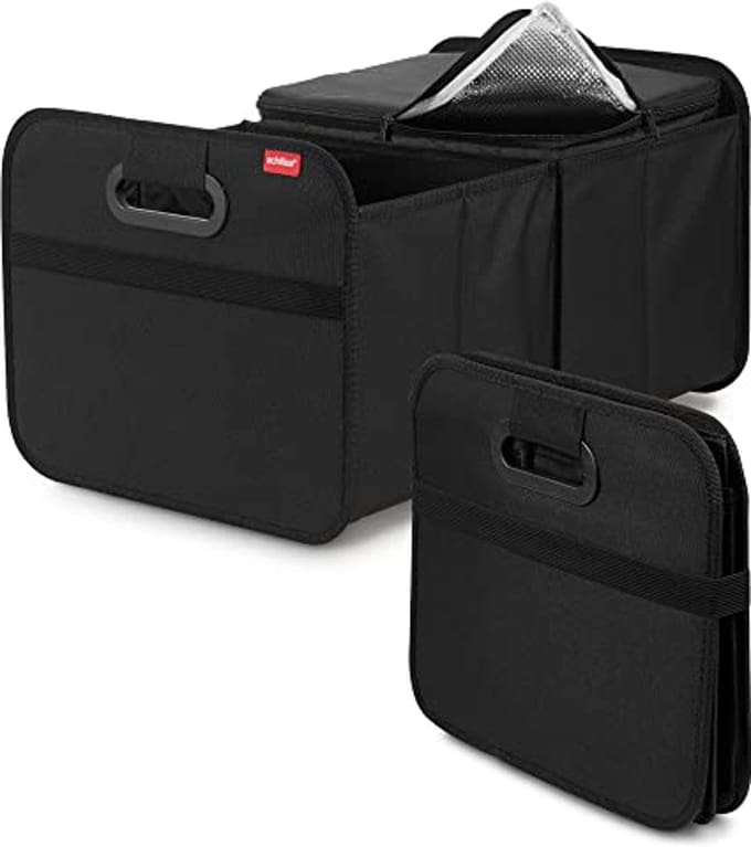 Opvouwbare auto-koelbox met koelfunctie en kofferbakorganizer