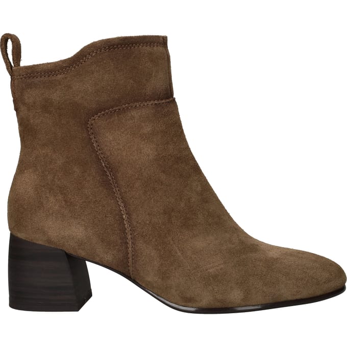 Tamaris Tamaris Enkellaarsjes bruin Leer