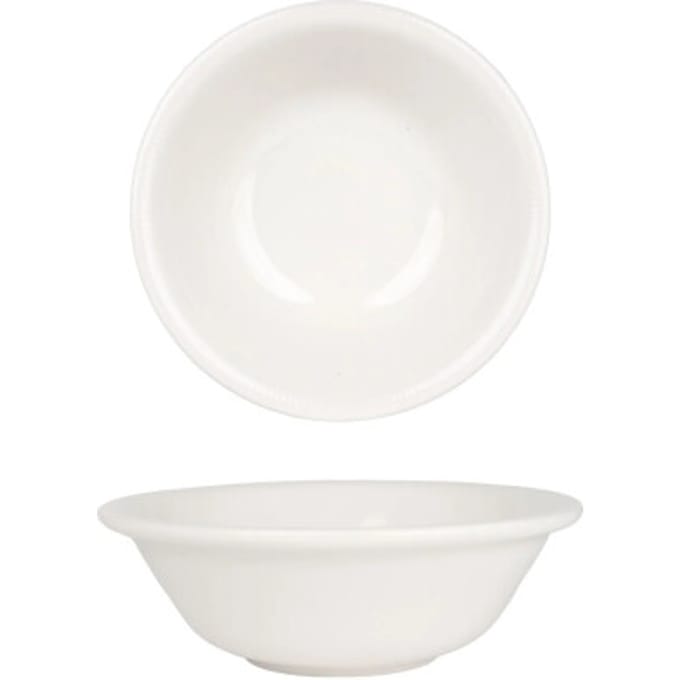 Bonna Kommetje - Iris White - Porselein - 16 cm (400cc) - set van 6