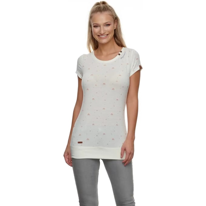 T-shirt dames Ragwear Lesly Rainbow