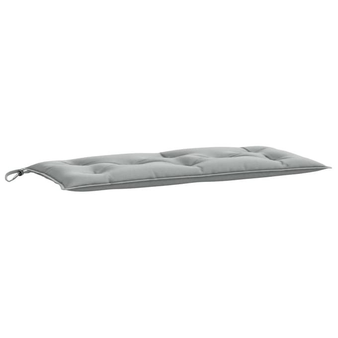 vidaXL - Tuinbankkussen - 100x50x7 - cm - stof - gemêleerd - lichtgrijs