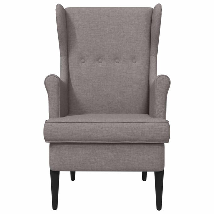 vidaXL - Fauteuil - Taupe - Stof