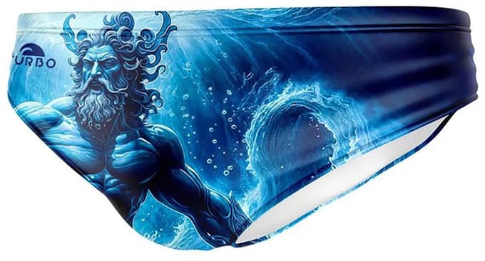 Turbo Poseidon God Wp Zwemslip Blauw M Man