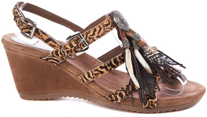 Lazamani sandalen natuurlijk leer - 40