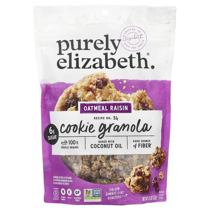 Granola aux pépites de chocolat, Flocons d'avoine aux raisins secs, 11 oz (312 g)