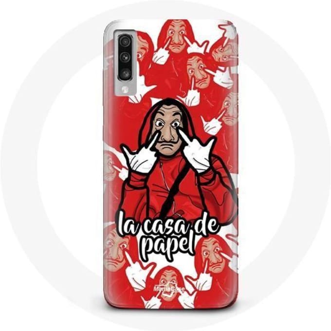 Coque pour Samsung Galaxy A50 La casa de papel Doigt